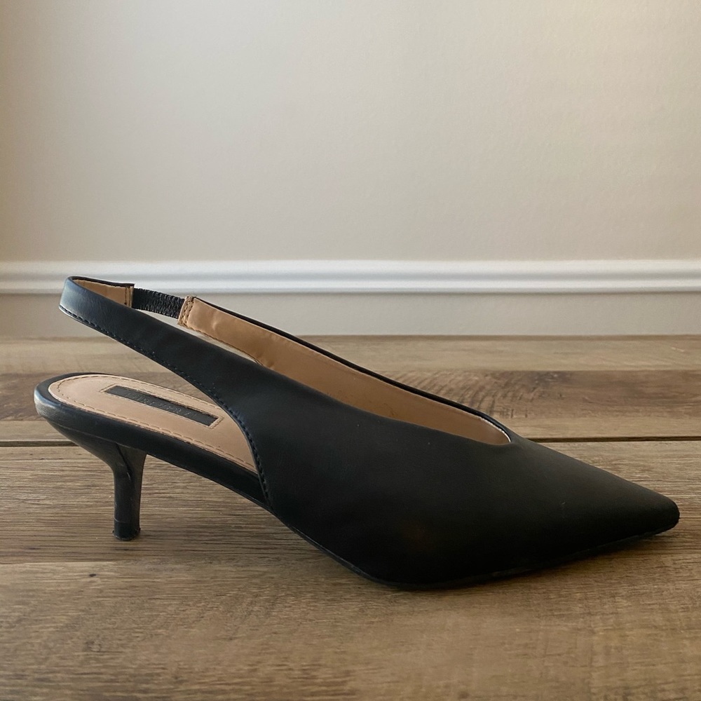 Black Pointed Toe Heels